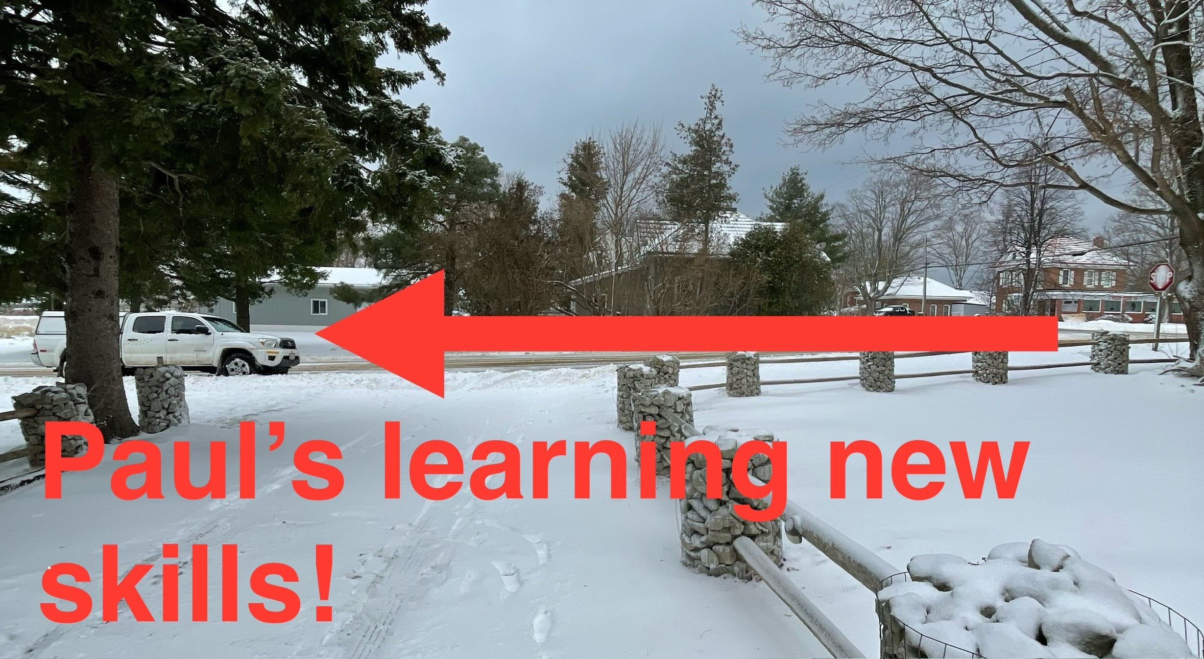 I had to move my truck away from the intersection, to avoid collisions.