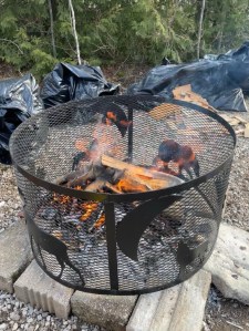 campfire without reflectors