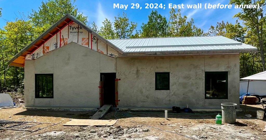 This is the East wall.