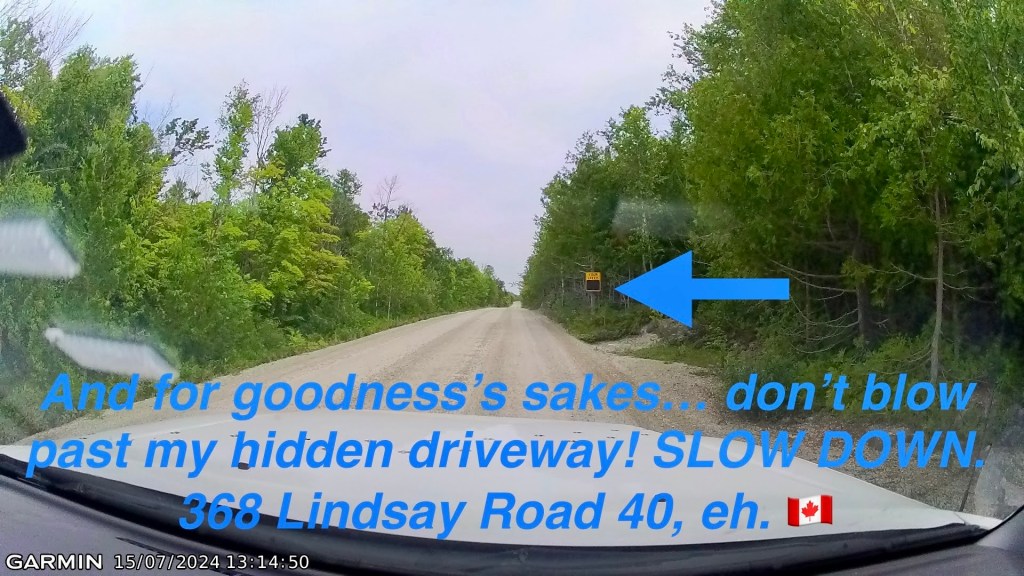 a data-logger near our driveway