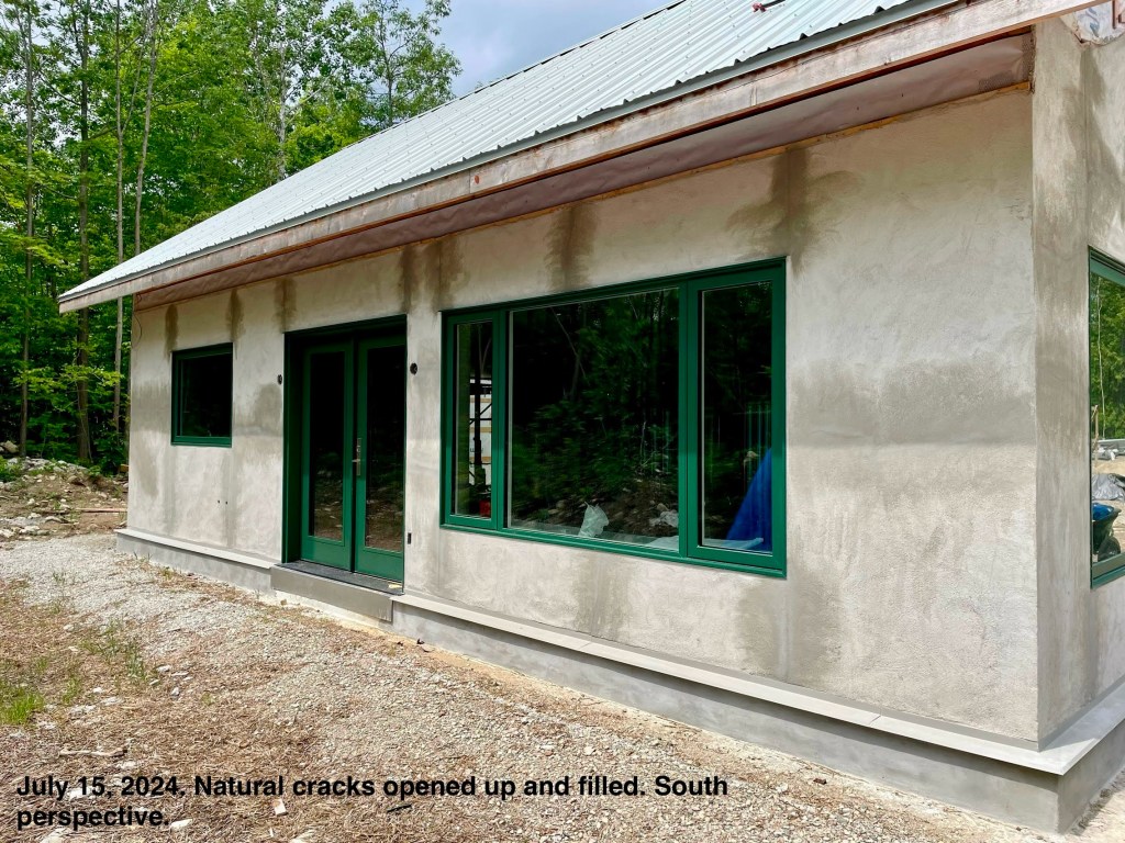 south wall of home, where we need an enclosed patio.