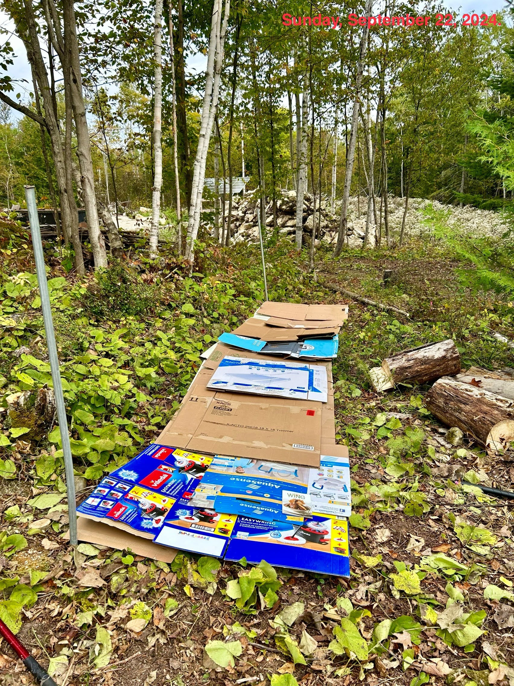 Cardboard slows down water percolation; it might speed up rotting.