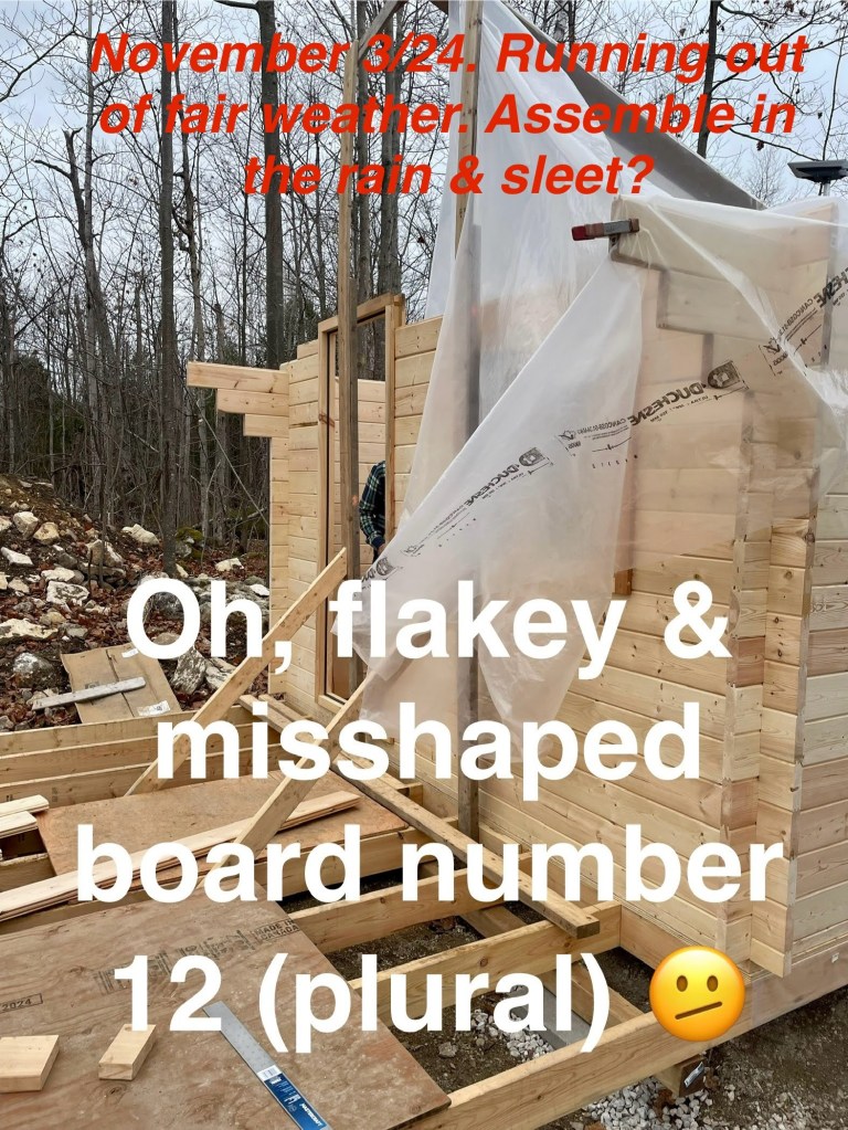 owner is getting frustrated with the assembly