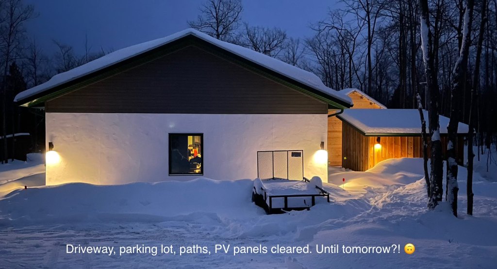 dramatic night image of home