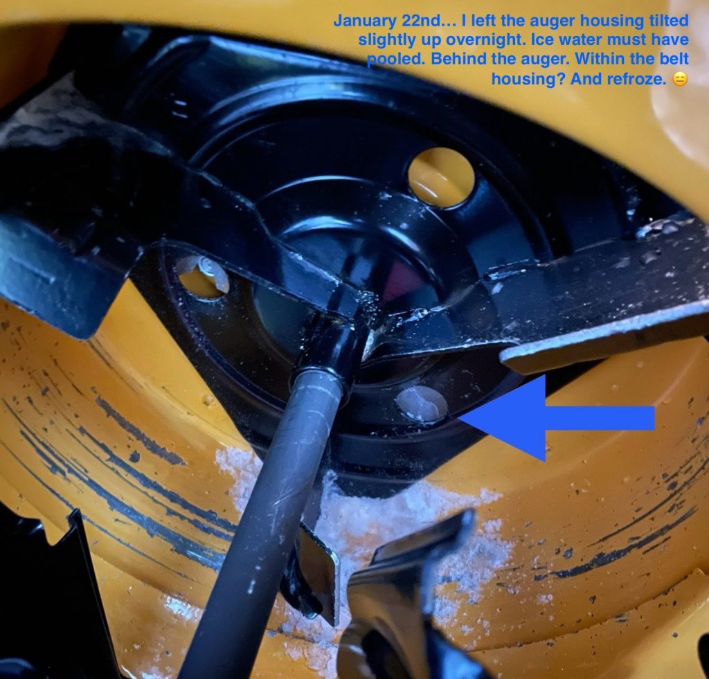 snow blower maintenance