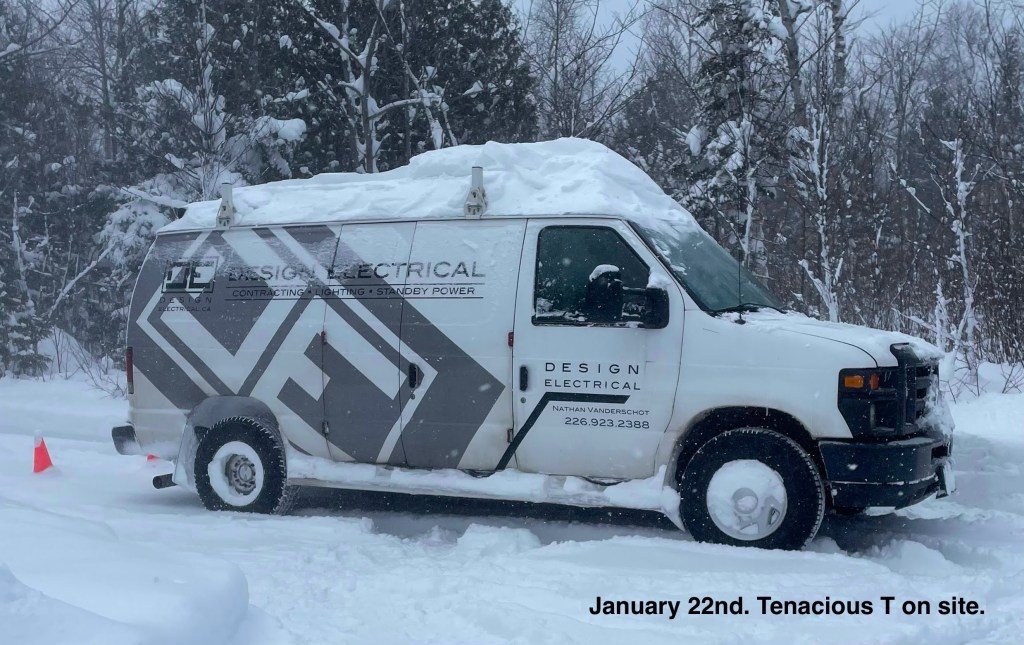 glamour photo of tradesperson's truck