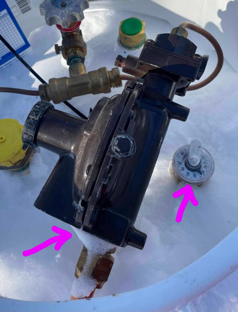 water damaged fuel pressure regulator