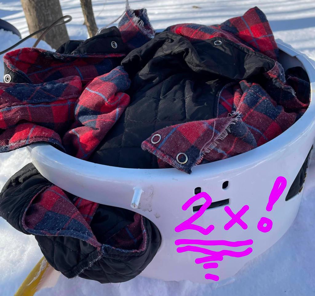 use a jacket to insulate the tank's top