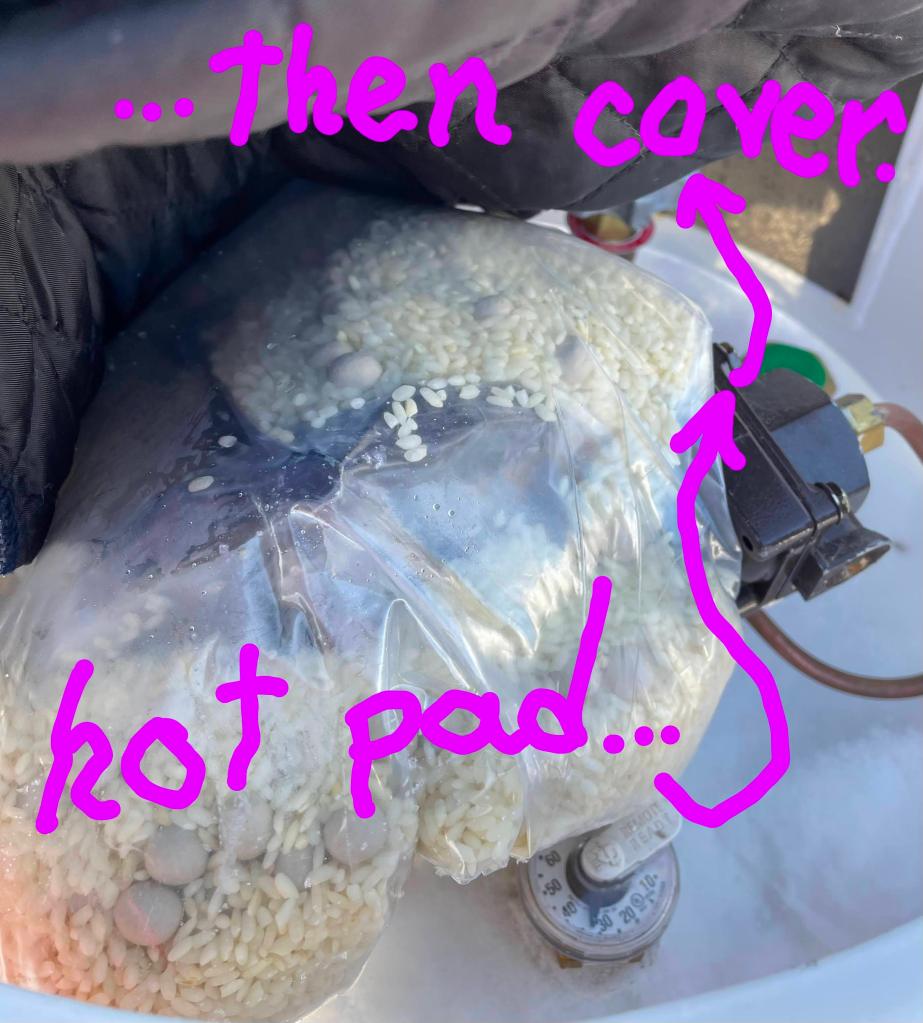 add an insulator to keep the heat near the frozen pipes