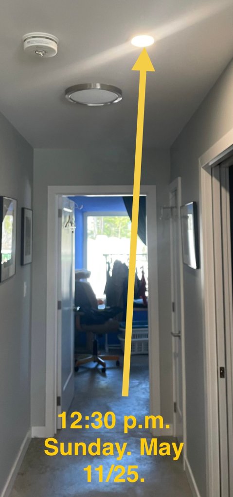 a useless indicator light for the domestic hot water system