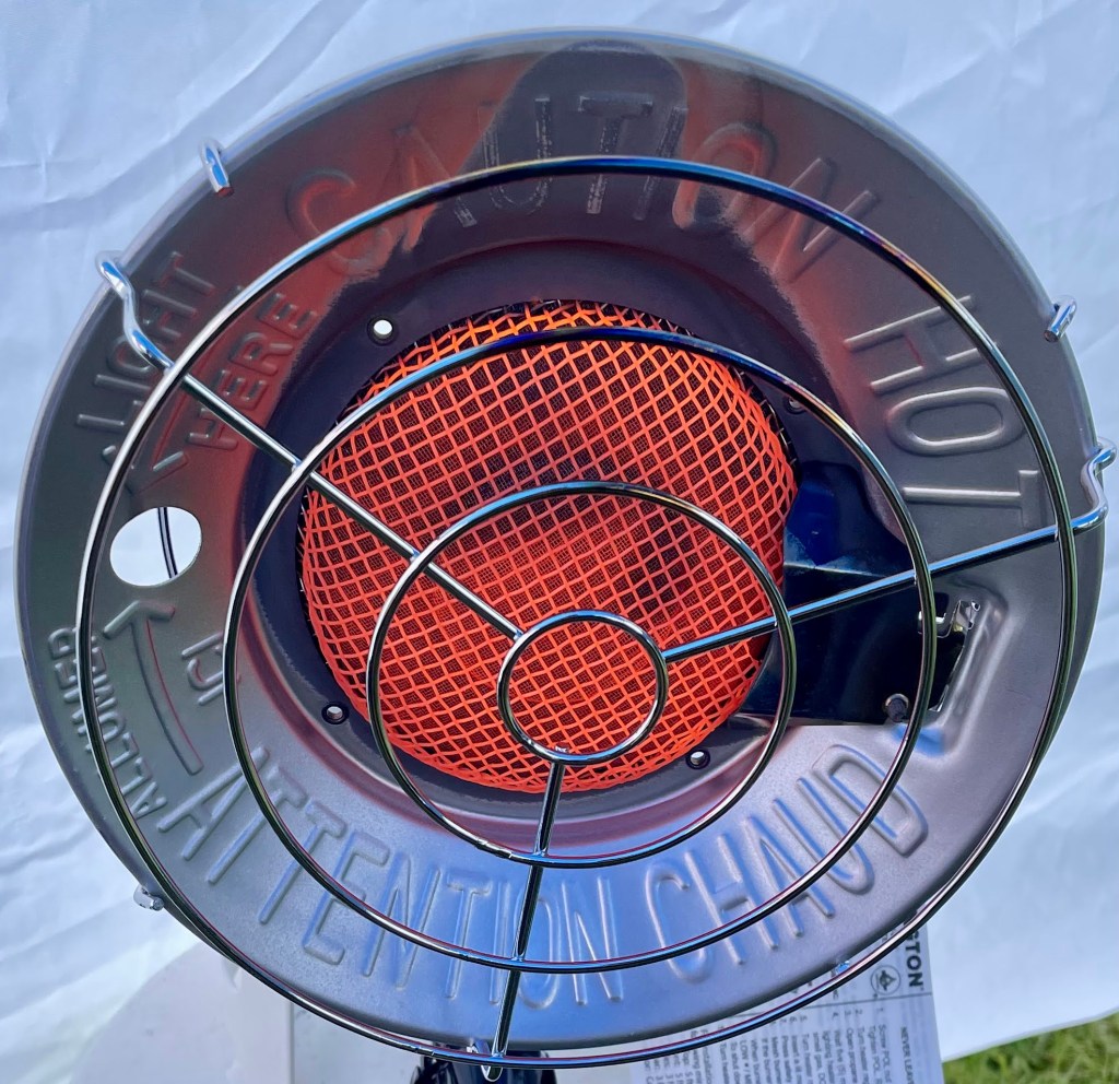 propane heating during a sales event