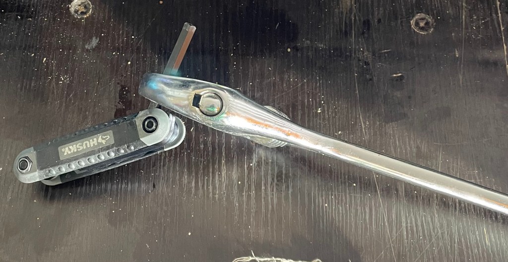 crescent wrench too big in cramped places