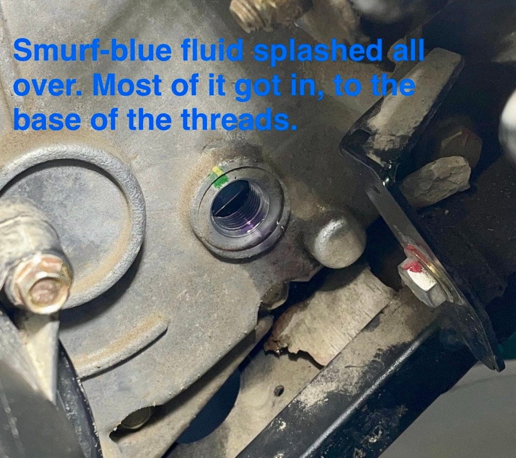 wear gloves and wash your hands after handling fluids