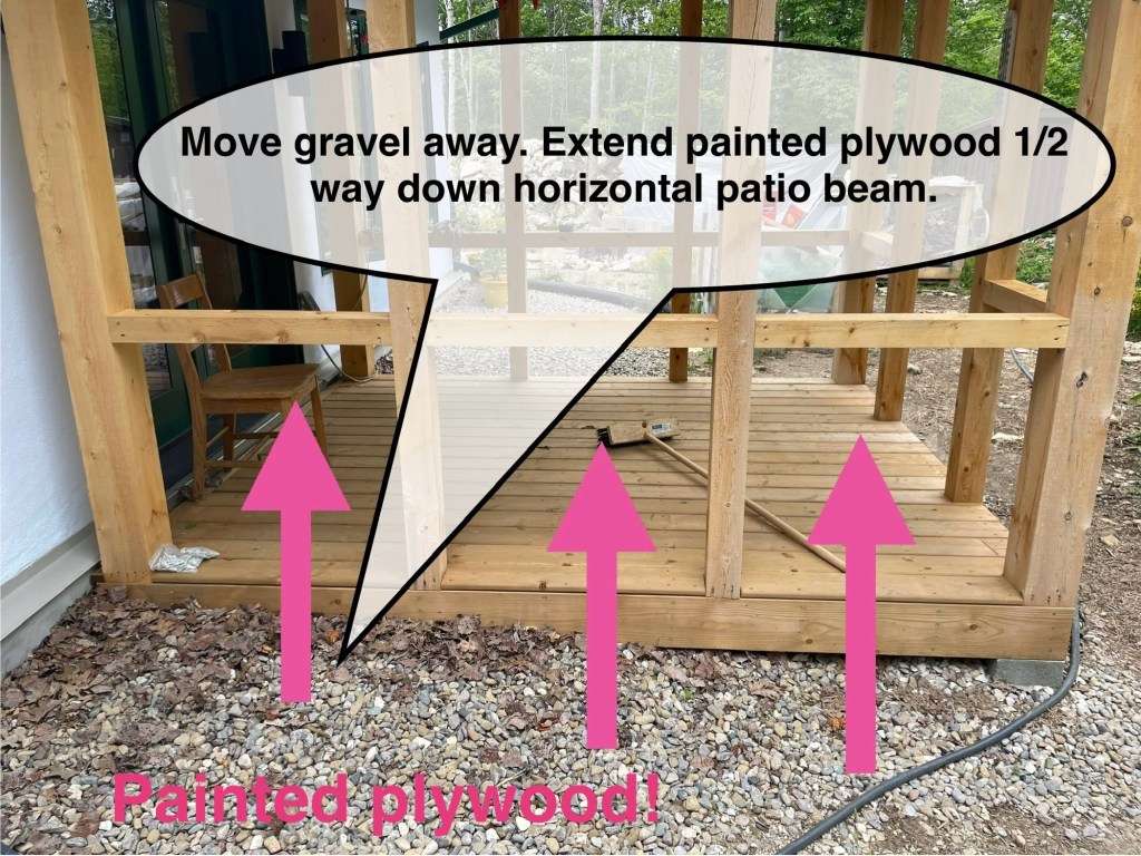 plywood extends to the joists