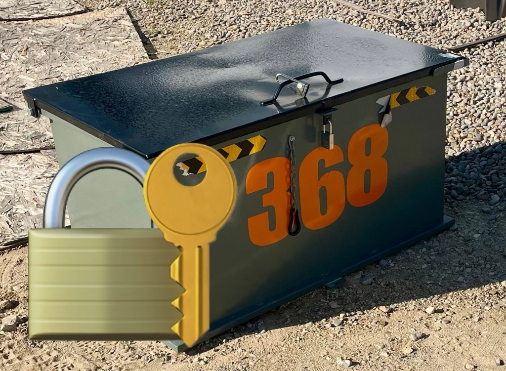 the temporary storage is locked up