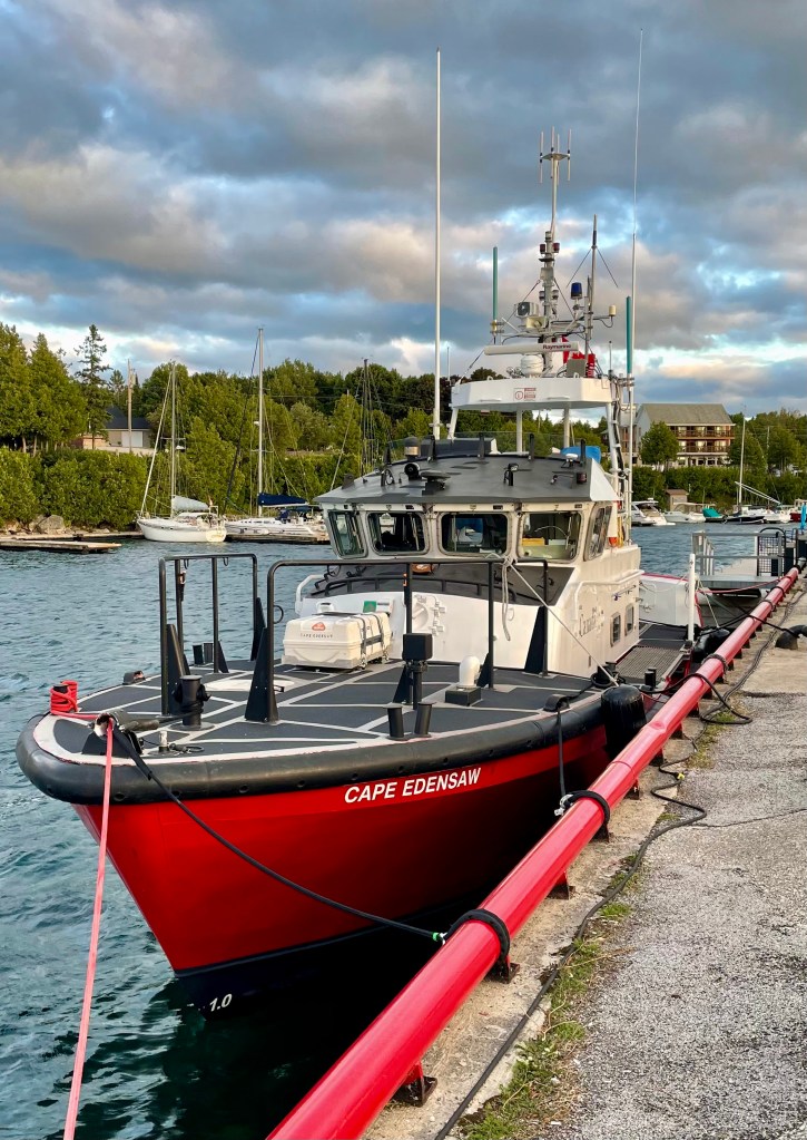 a Canadian Coast Guard rescue ship