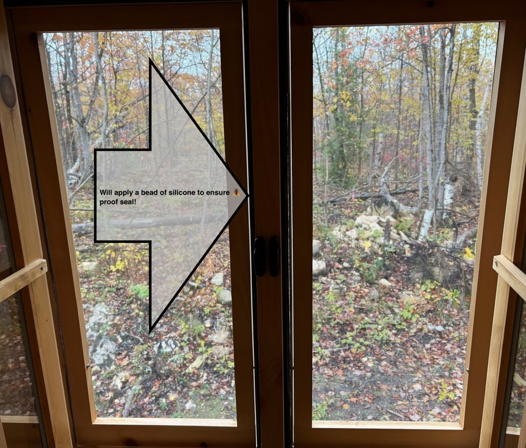 Loft window looking south.