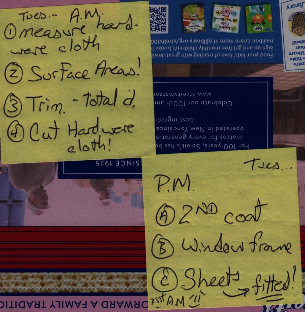 Paul showing how he uses GOOS paper for daily use.