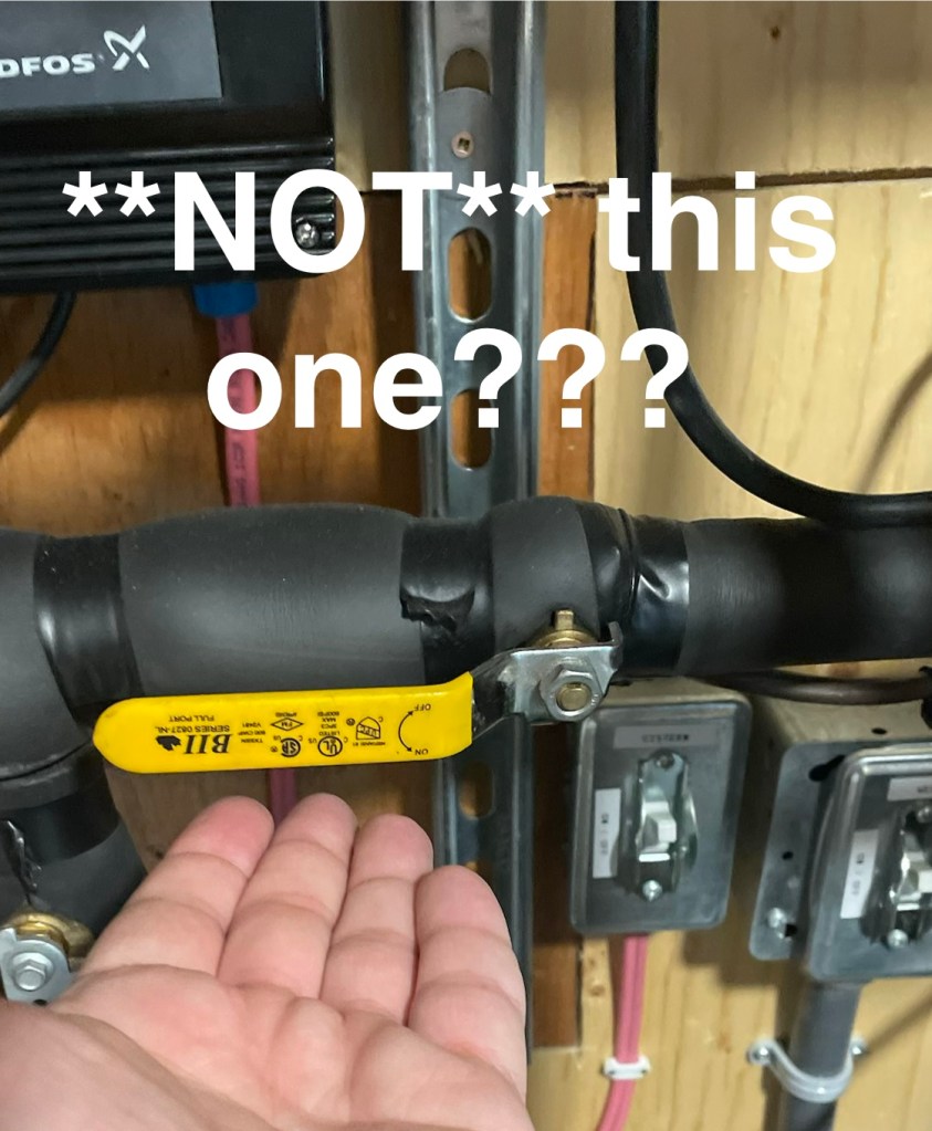 main water cut off valve