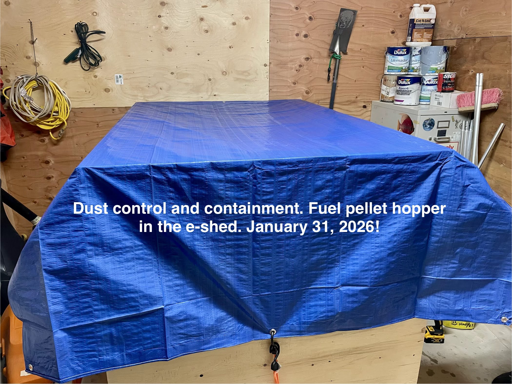 Wood pellets are inherently dusty and need to be contained.