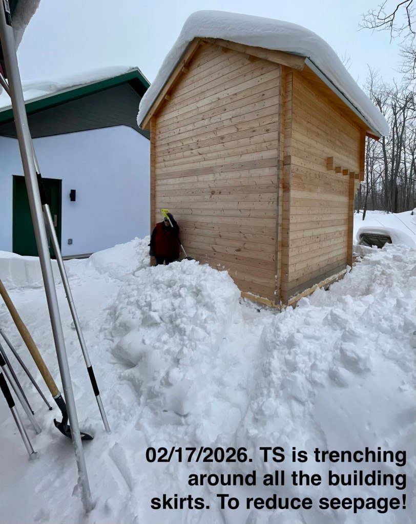 snow accumulation leads to ice blocks that can lead to water intrusion that leads to rot.