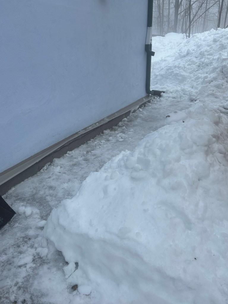 the west wall skirt is now clear