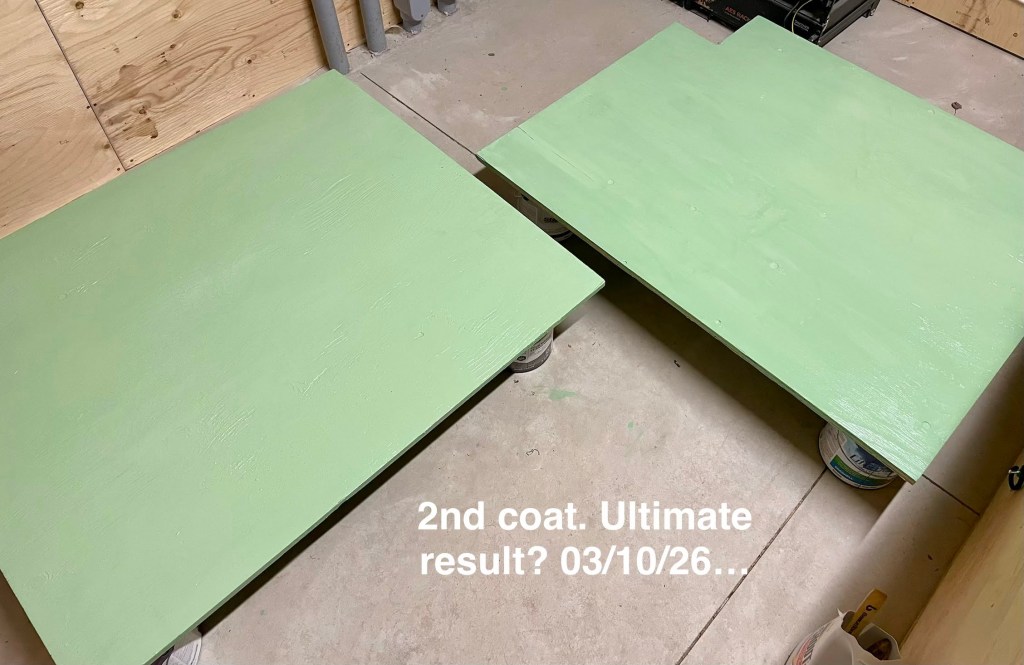 the cracks have protective paint jammed into their surfaces