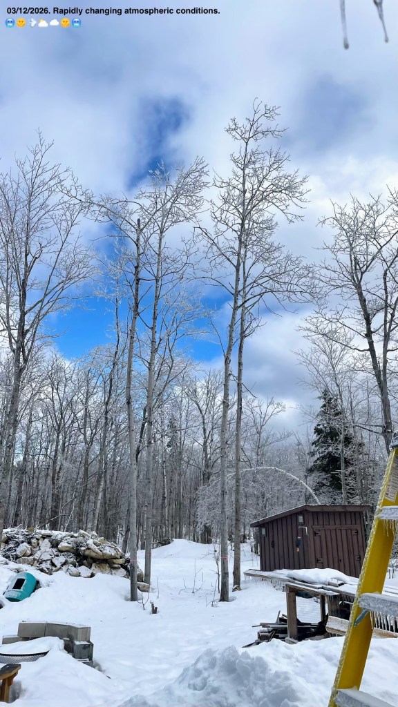 radically changing weather conditions