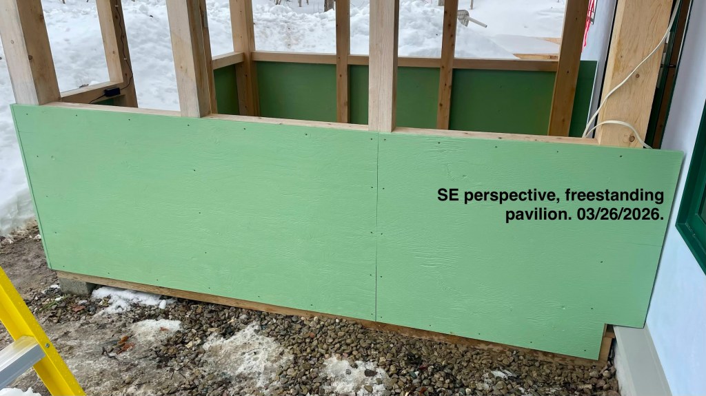 seams between the painted panels