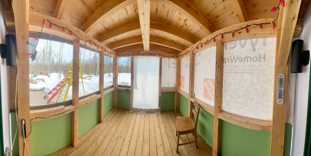 the FREESTANDING pavilion needs windows