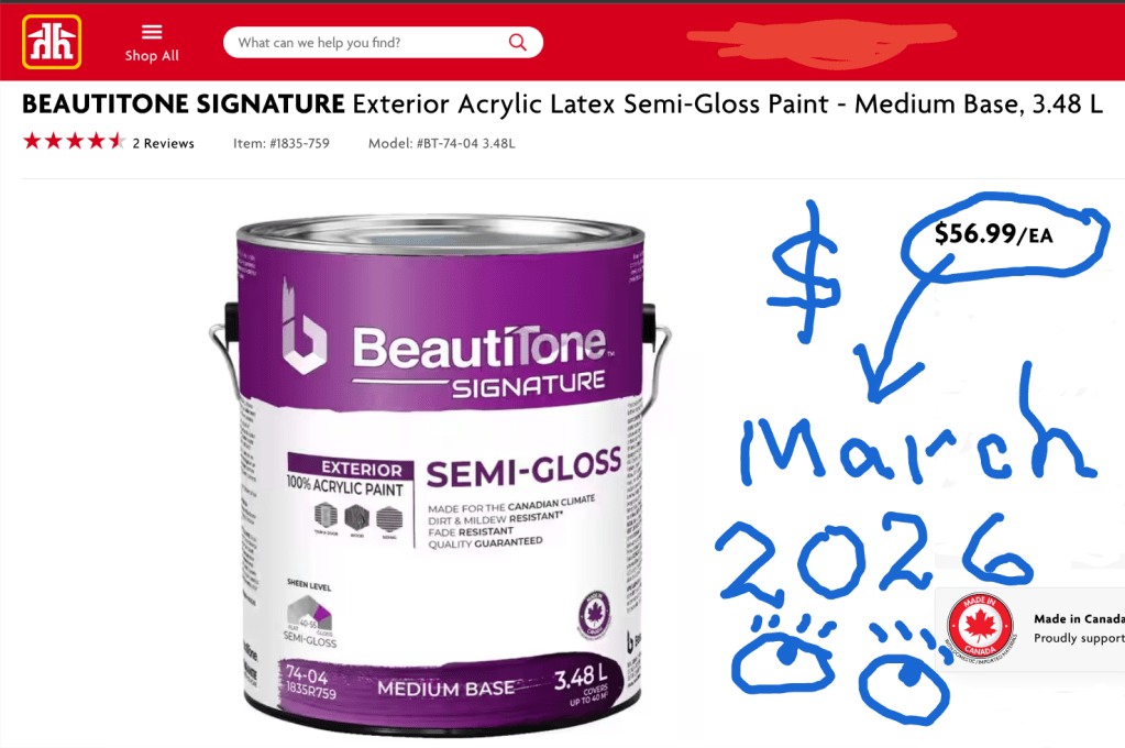 details about the paint used for the pavillion, edited by Paul