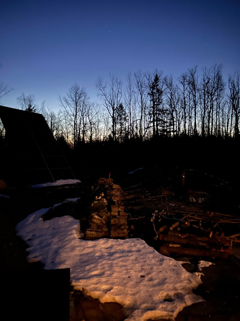 looking towards the east lawn