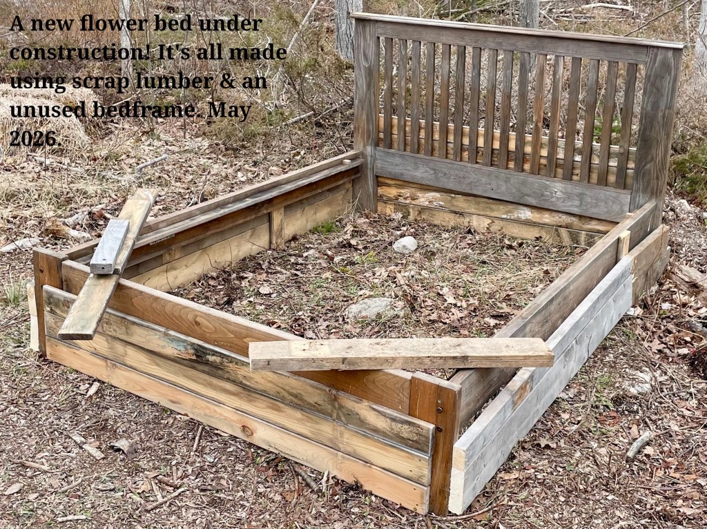 It's literally, a repurposed bed frame.